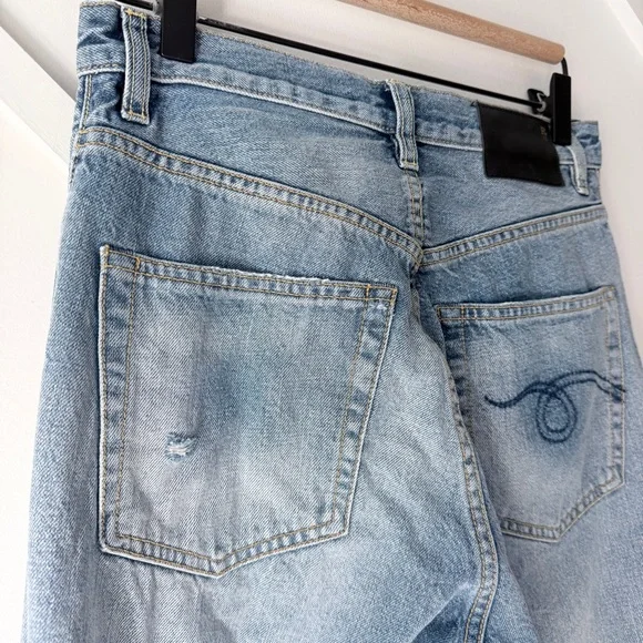 R13 Jane High Waisted Wide Leg Jeans - 27 (fits small) - Picture 13 of 17
